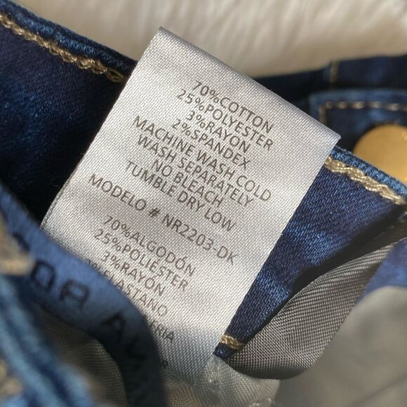 Nina Rossi Jeans Bootcut Long High Rise New Women’s Size 5 - Picture 10 of 10